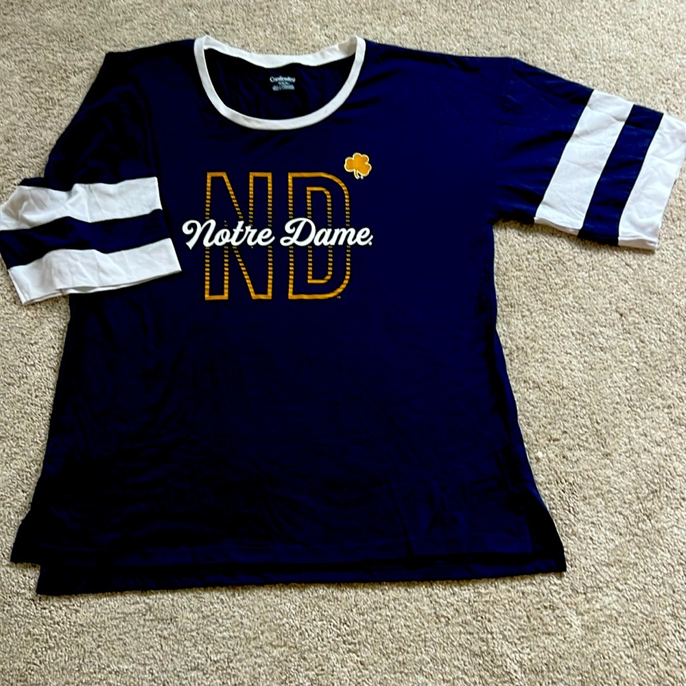 NOTRE DAME Shirt Sz M